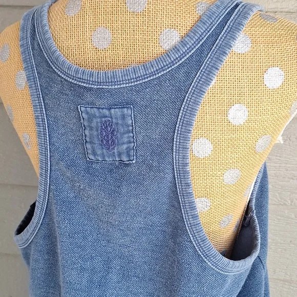 Free People FP Movement Timko XL Navy Blue Barrel Leg Athletic Sporty Jumpsuit - Picture 12 of 16